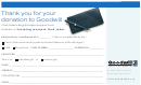 Mail-in Donation Form Pdf - Goodwill Industries Of West Michigan