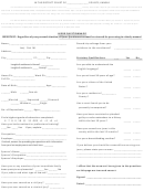 Juror Questionnaire Form