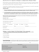 Request Form To Change A Department Share Folder