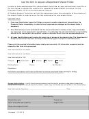 Department Share Folder Request Form