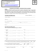 Change In Officers - Contractors License Form