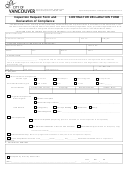 Inspection Request Form And Declaration Of Compliance