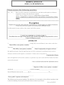 Bidding Affidavit Form (for A Late Renewal) - Exception