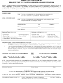 Substitute For Form W-9 - Request For Taxpayer Id Number And Certification