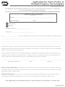 Form 54-006 - Application For Native Prairie Or Wetlands Property Tax Exemption