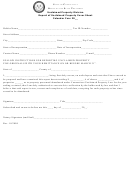 Report Of Unclaimed Property Cover Sheet - Connecticut Unclaimed Property Division