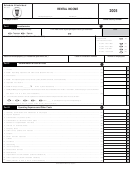 Schedule N Individual Rental Income Form - 2005