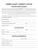 Open Records Request Form - Grimes County Sheriff's Office