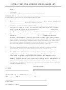 Contractor's Final Affidavit And Release Of Lien Form