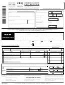 Form Cr-Q - Commercial Rent Tax Return - 2001/02 Printable pdf