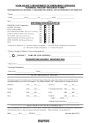 Criminal History Request Form - York County Department Of Emergency Services