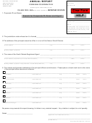 Annual Report Foreign Cooperative Form - South Dakota Secretary Of State