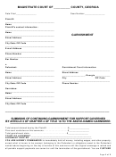 Summons Of Continuing Garnishment For Support Governed - Georgia Magistrate Court