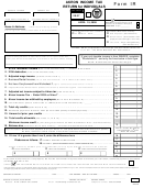 Form Ir - Akron Income Tax Return For Individuals - 2007
