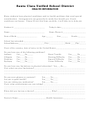 Health Information Form