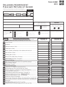 Form 513nr - Oklahoma Nonresident Fiduciary Return Of Income - 2014