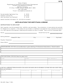 Form 08-4400 - Application For Dietitian License