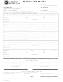 Form Jhr999 - American Kennel Club - Hunting Test Report Template