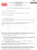 Form Llc-3 - Articles Of Amendment Of Limited Liability Company 2008