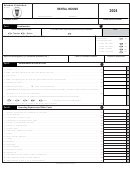 Schedule N Individual Form - Rental Income - 2004