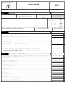 Schedule N Individual Form - Rental Income - 2007