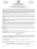 General Filing Instructions For Nonprofit Articles Of Incorporation Form - Arizona Corporation Commission Printable pdf