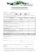 City Of Sun Valley Municipal Non-property Sales Tax Return Form