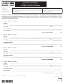 Supplement Schedule For Refund Of Louisiana Citizens Property Insurance Assessment Form