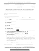Application For Vehicle Financing During Chapter 13 Plan Form