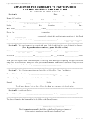 Iowa Official Form 45 - Pplication For Candidate To Participate In A Grand Master's One-day Class