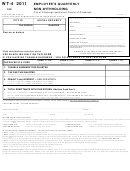 Form Wt-4 - Employee's Quarterly Non-withholding - 2011