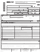 Form Nyc-1127 - Return For Nonresident Employees Of The City Of New York Hired On Or After January 4, 1973 - 2016