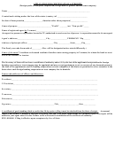 Application For Certificate Of Authority