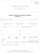State Tax Form 147/147e - Property Tax Abatement/exemption Certificate