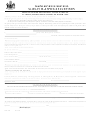 Form St-a-105 - Affidavit Of Exemption For 28 Day Continuous Rental At A Hotel, Rooming House, Tourist, Or Trailer Camp 2012