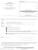 Form Mbca-11a - Articles Of Revocation Of Dissolution - 2004