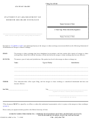 Form Mbca-10a - Statement Of Abandonment Of Merger Or Share Exchange 2003