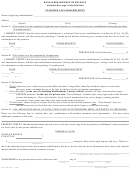 Form Abc-281 - Statement Of Gross Receipts 1999
