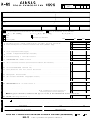 Form K-41 - Kansas Fiduciary Income Tax - 1999