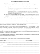 Sample Graduate Assistantship Appointment Form