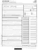 Form C-8000x - Single Business Tax Amended Return - 2001 Printable pdf