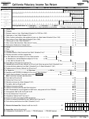 Form 541 - California Fiduciary Income Tax Return - 2001 Printable pdf