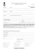 Form 4 - Small Claims Court Of Yukon - Third Party Claim
