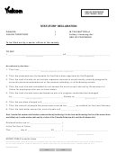 Statutory Declaration Form