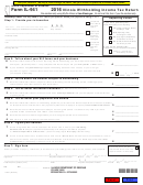 Form Il-941 - Illinois Withholding Income Tax Return - 2016