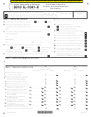 Fillable Form Il-1041-X -Amended Fiduciary Income And Replacement Tax Return 2010 Printable pdf