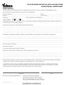 Film Training Initiative Application Form/educational Assistance