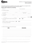 Form Yg(5058eq)f2 - Renewal Of Yukon Registration Dental Hygienist/dental Profession Act