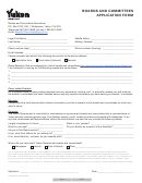 Boards And Committees Application Form