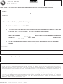Form 46633 - Affidavit - Dealer